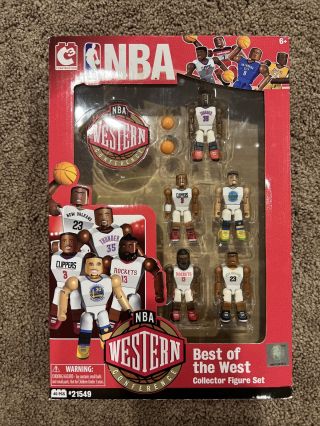 Nba Best Of The West Collector Figure Set K Durant Steph Curry Cp3 Harden Adavis