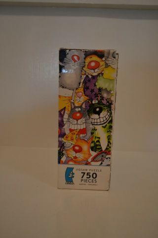 Ceaco Kevin Whitlark One Hundred Cats And A Fish 750 Piece Jigsaw