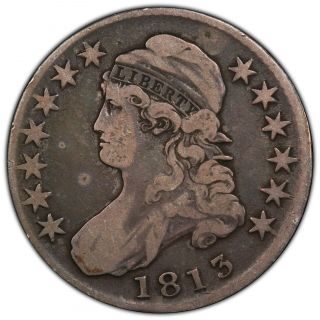 1813 Capped Bust Half Dollar Vf 20 Pcgs