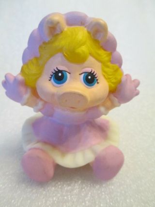 Miss Piggy Muppet Babies Squeeze Pal,  Jim Henson Remco Baby Toy 1989 Vintage