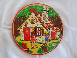 Vintage Simplex Toys Wooden Tray Puzzle Hansel And Gretel Made In Holland