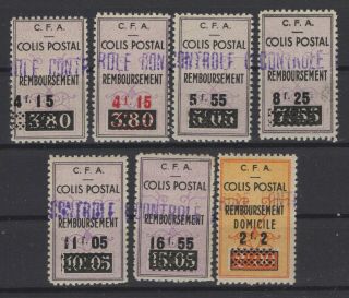 Ds148464 / French Algeria / Y&t Parcels 77 / 82 Complete Mh Cv 240 $