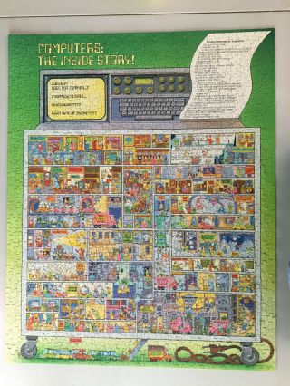 Computers: The Inside Story 1000 Piece Puzzle Springbok Hallmark Complete