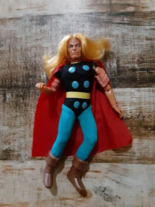 Vintage 1974 Mego 8 " The Mighty Thor Action Figure Pre Owned