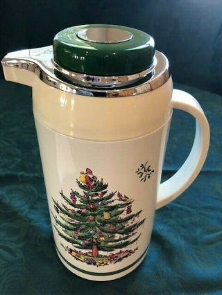 Spode Christmas Tree Thermal Carafe - Hot And Cold