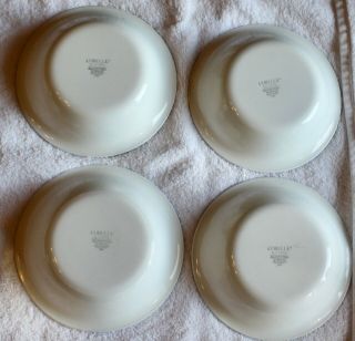 Set of 4 morning blue (corelle) dishes Swirl Cereal Bowls 7 - 1/4” EUC 2