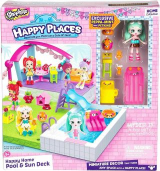 Happy Places Shopkins Happy Home Pool And Sun Deck -