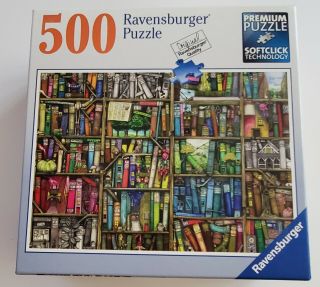Ravensburger Bizarre Bookshop 500 Piece Jigsaw Puzzle
