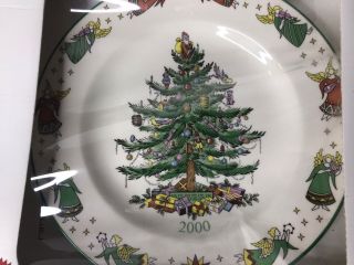 Year 2000 Spode Christmas Tree Annual Collector Plate in the Box 3