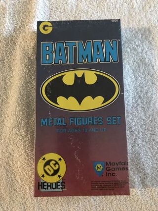 Batman/joker - 2.  5 Inch Metal Figures - Box Set - 1989 Grenadier - Box