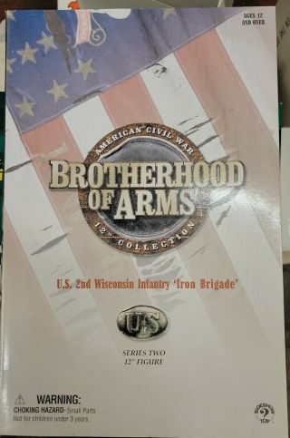 Brotherhood Of Arms Civil War,  Us 2nd Wisconsin Infantry Iron Brigade.  (12f)