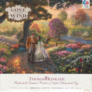 Thomas Kinkade Ceaco Jigsaw Puzzle Gone With The Wind
