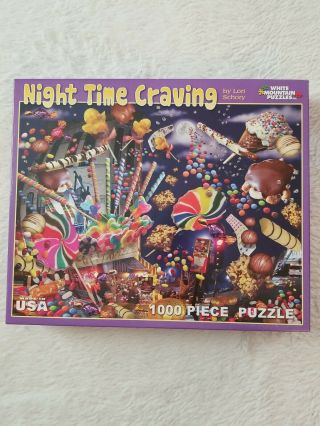Whie Mountain Puzzles Night Time Craving By Lori Schory 2011 8495 1000 Pc