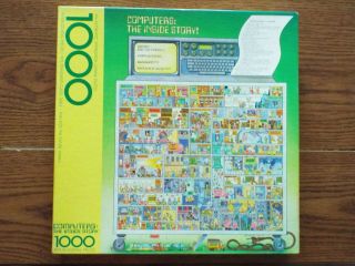 Complete: Springbok Puzzle Computers: The Inside Story 1000 Piece Vintage 1983