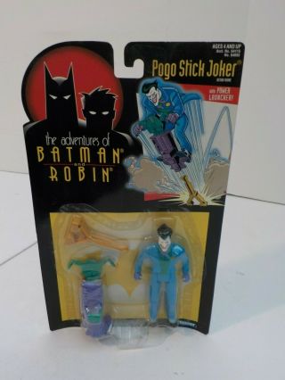 Moc " The Adventures Of Batman And Robin " Pogo Stick Joker Kenner Action Figure
