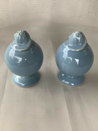 Vintage Ts&t Taylor Smith Taylor Luray Pastels Blue Salt & Pepper Shakers