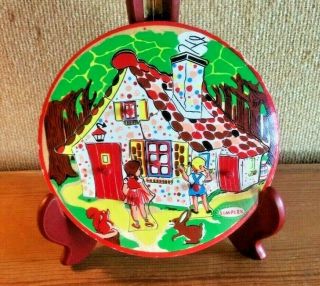 Vintage Simplex Toys Wooden Tray Puzzle Hansel And Gretel Made In Holland