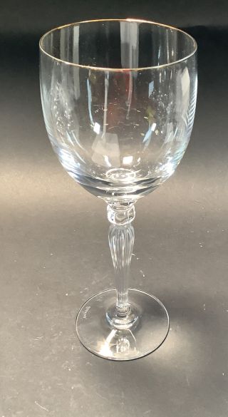Waterford Crystal Carleton 8.  5 Inch Tall Water Goblets
