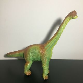 Large Brontosaurus 13 " Rubber Figure Toys R Us Dinosaur Toy