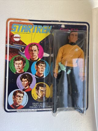 Vintage Mego 1974 Star Trek Captain Kirk Hong Kong