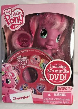 2009 My Little Pony Cheerilee W/mini 30,  Minute Dvd Factory Hasbro