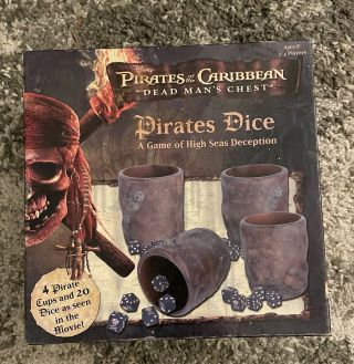 Disney Pirates Of The Caribbean Pirates Dice Game At Worlds End Dead Mans Chest