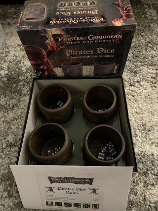 Disney Pirates of the Caribbean Pirates Dice Game At Worlds End Dead Mans Chest 2