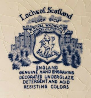 Set of 2 ROYAL WARWICK LOCHS OF SCOTLAND LOCH OICH 10 