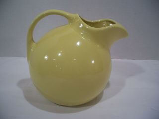 Hall Yellow Ball Pitcher / Water Jug With Ice Lip 633