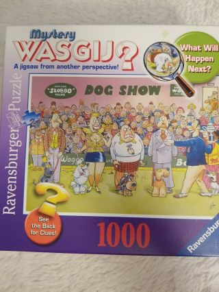 Ravensburger Mystery Wasgij? 1000 Piece Puzzle “dog Show” (2012)