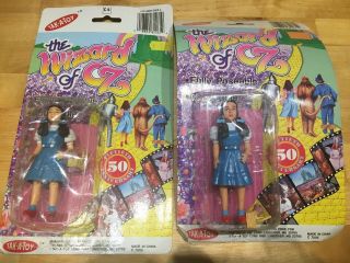 The Wizard Of Oz Dorothy (2) Action Figure Tak - A - Toy 4 " 1988 50th Anniversary