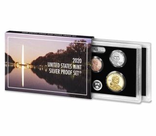 2020 Us Silver Proof Set Complete With And W Nickel 11 Coin Set