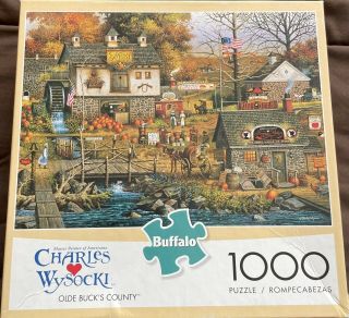 Buffalo Games Charles Wysocki “olde Bucks County” Jigsaw Puzzle - 1000 Piece