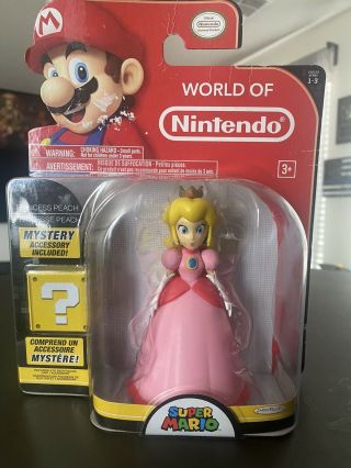 World Of Nintendo Princess Peach Figure Series 1 - 3 2015 4.  75 " Jakks