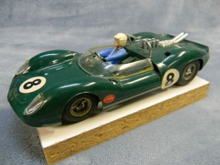 1/24 Scale 1966 Vintage Cox Lotus 40 Green Slot Car W/ackerman Steering - Rare