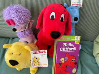 Clifford The Big Red Dog,  Cleo,  T - Bone,  Mac & Book