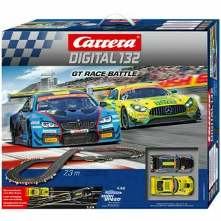 Carrera 30011 Gt Race Battle,  Digital 132 Set W/lights Complete