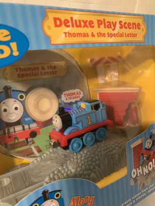 Thomas & Friends Take Along Deluxe Play Scene THOMAS & THE SPECIAL LETTER RARE 3