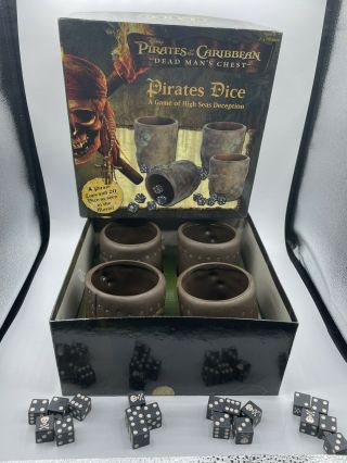 Disney Pirates Of The Caribbean Dead Mans Chest Pirates Dice Game Missing 1 Dice