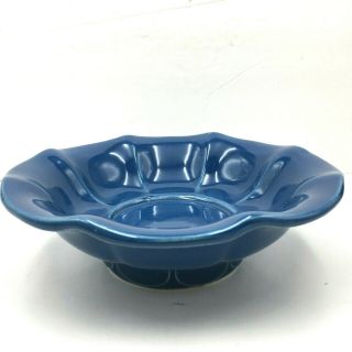 Vintage Mccoy Pottery Wash Basin / Bowl Blue