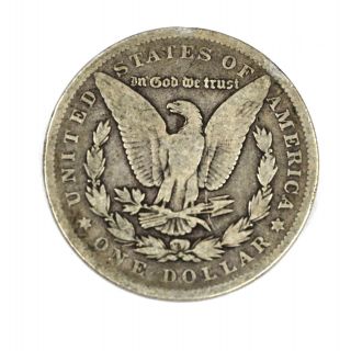 1893 - P $1 MORGAN SILVER DOLLAR KEY DATE G - VG DETAILS 90 SILVER US COIN 2