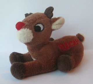 Small Rudolph The Red Nosed Reindeer 5 " Plush Doll Dan Dee Pd5