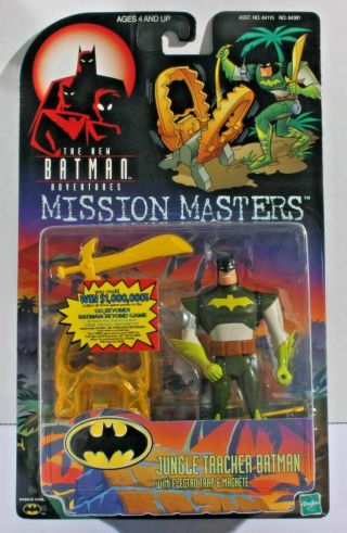 Vintage 1999 Hasbro Batman Mission Masters Jungle Tracker Batman Mimp