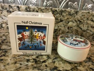 Villeroy And Boch Naif Christmas Candy Box By Gerard Laplau Paris