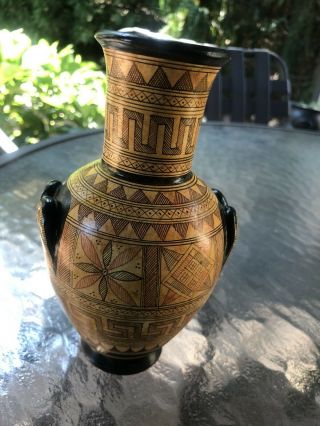 geometric Museum ￼replica Greek vase hand made in Greece 800 - 700 B.  C 2