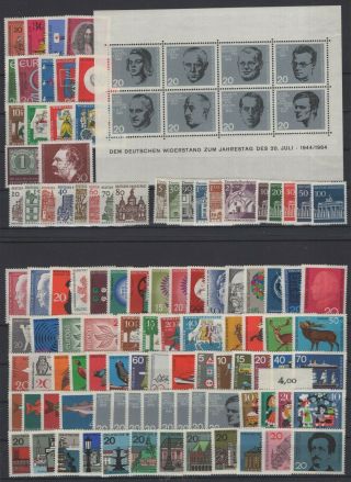 Dt150818/ West Germany / Years 1964 - 1966 Mnh Modern Lot