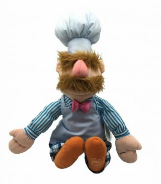 Authentic Disney Store Muppets Swedish Chef Most Wanted 21” Plush See Desc