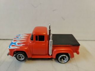 Vintage Afx? Ford Pick - Up Truck With Flames Slot Car