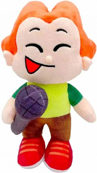 Friday Night Funkin Pico Plush - Fnf Toy Soft Stuffed Doll 10 " Tall
