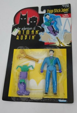 The Adventures Of Batman And Robin Pogo Stick Joker Kenner 1995 Figure